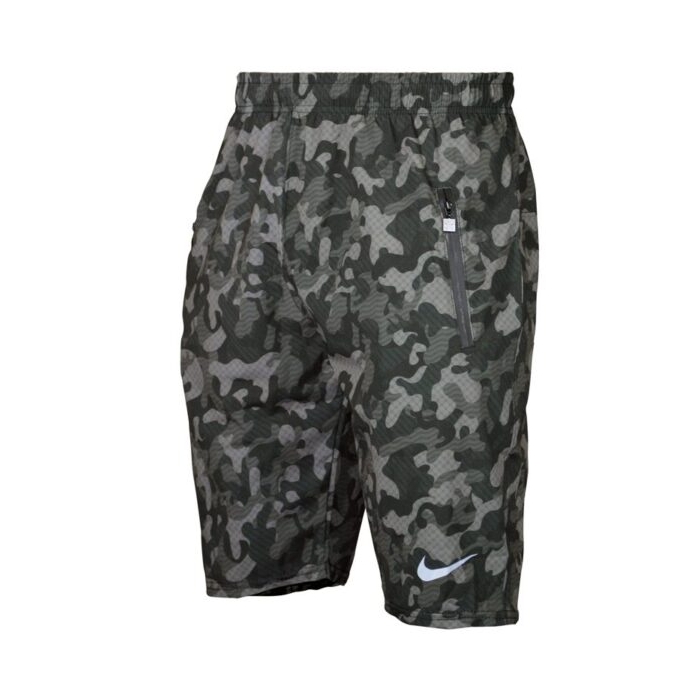 شلوارک ورزشی مردانه نایک مدل MuB-188 چریکی ارتشی طوسی