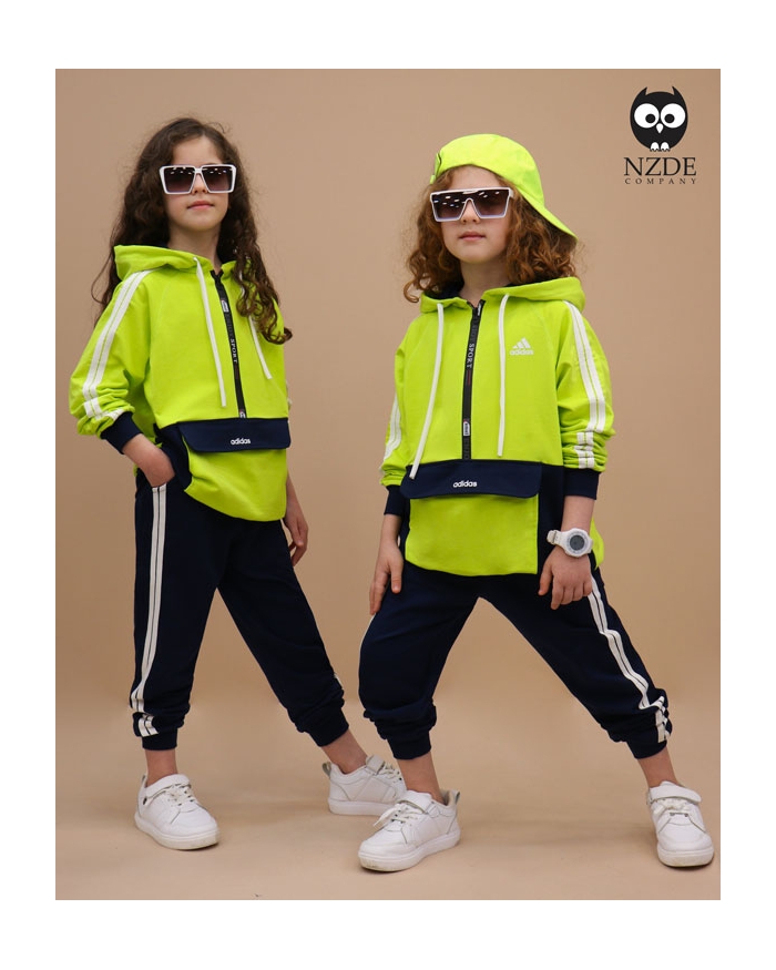 هودی شلوار آدیداس نیم زیپ NZDE