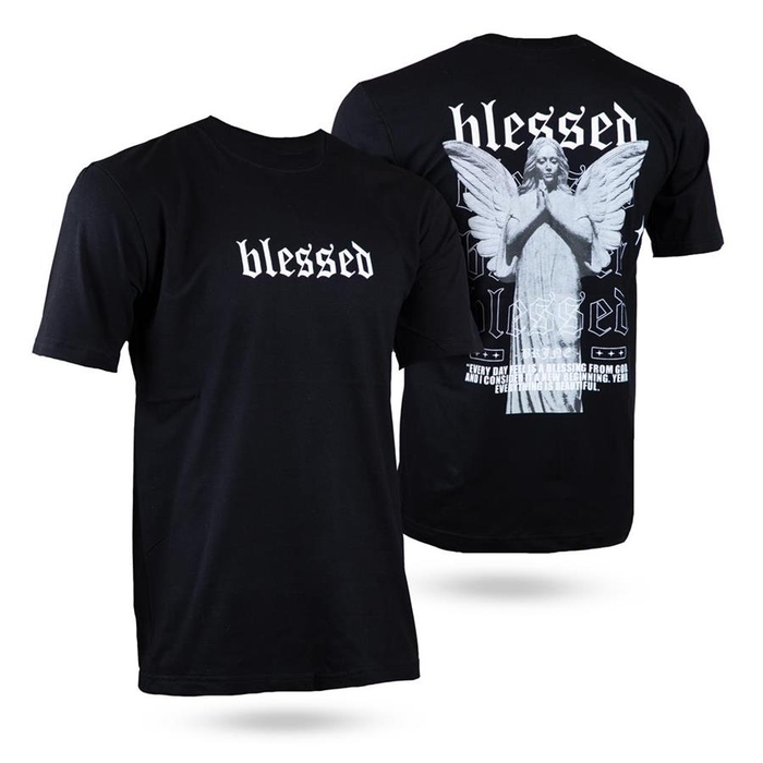 تیشرت مردانه Blessed-Black مدل 3041