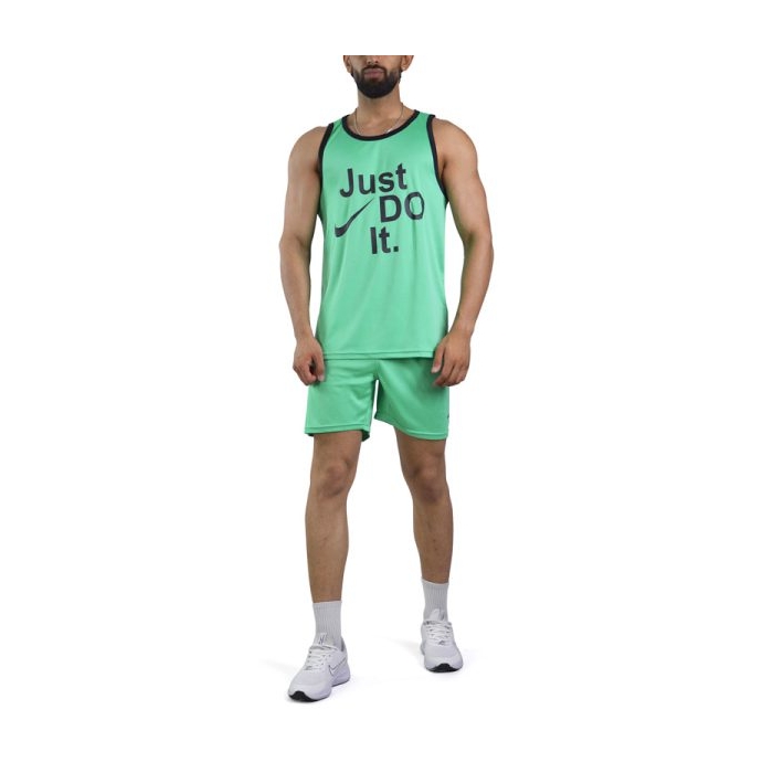 ست رکابی و شلوارک ورزشی مردانه نایک مدل PY-JDI-4C0448 سبز روشن