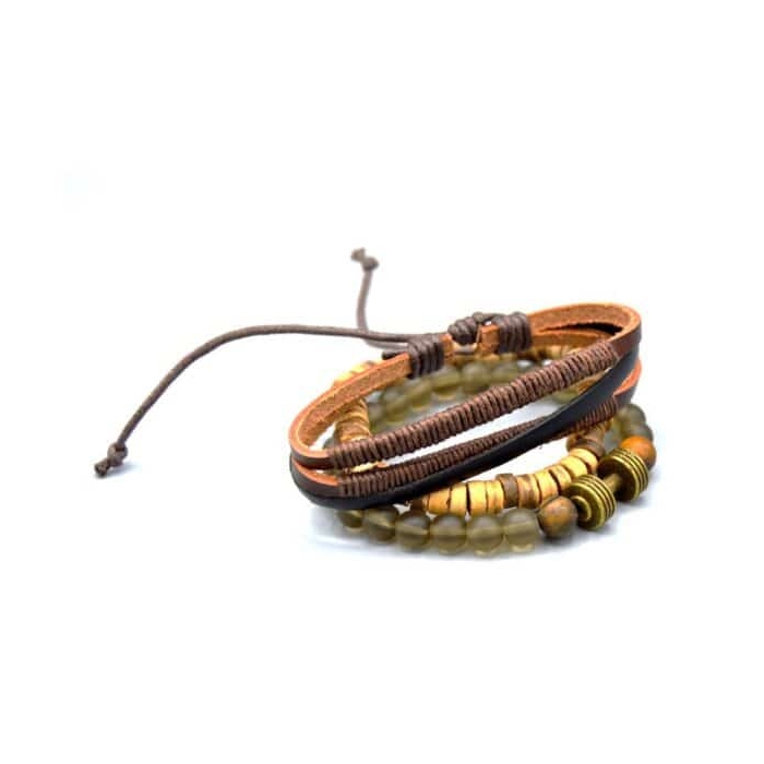 دستبند سه تیکه مدل دمبل کد ۲۲۵۹۶