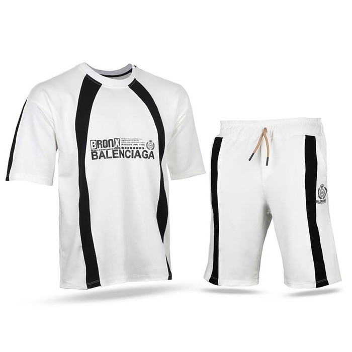 تیشرت و شلوارک Bronx_White مدل 3641