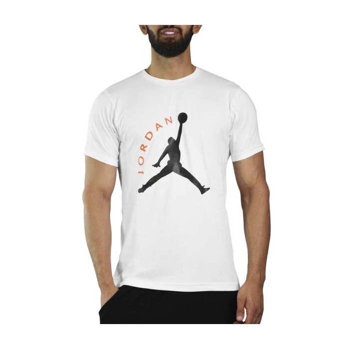 تیشرت ورزشی مردانه جردن مدل PDS ORG-0220 سفید
