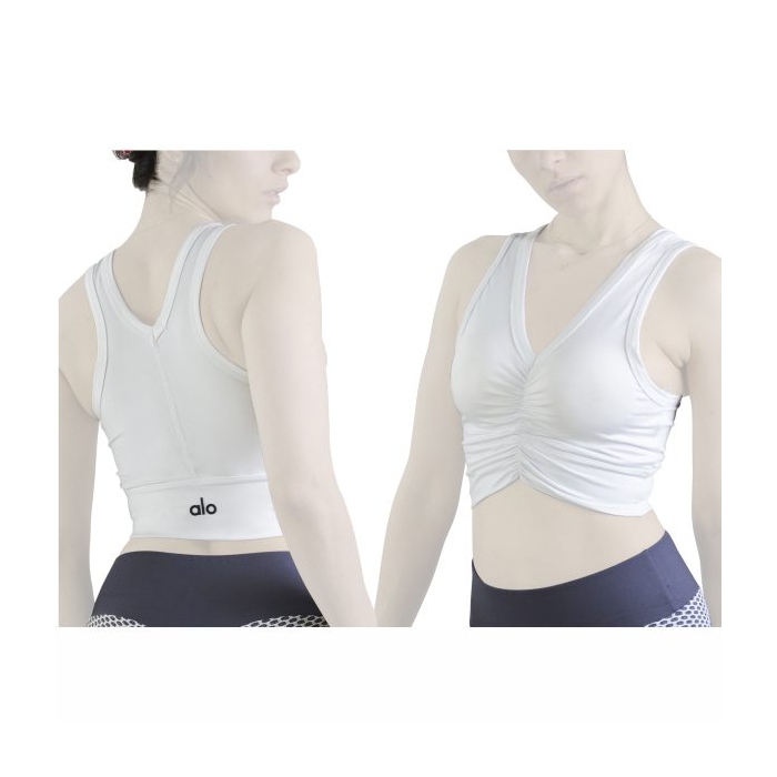 نیم تنه ورزشی زنانه الو مدل ۴B0143 سفید