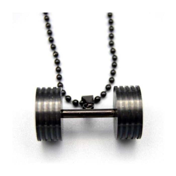 گردنبند استیل نیمه ضخیم زنجیر دات مدل ۲۲۶۱۵