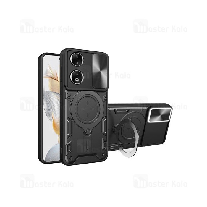 قاب ضد ضربه مگنتی Honor 90 Magnetic Support Case دارای محافظ دوربین