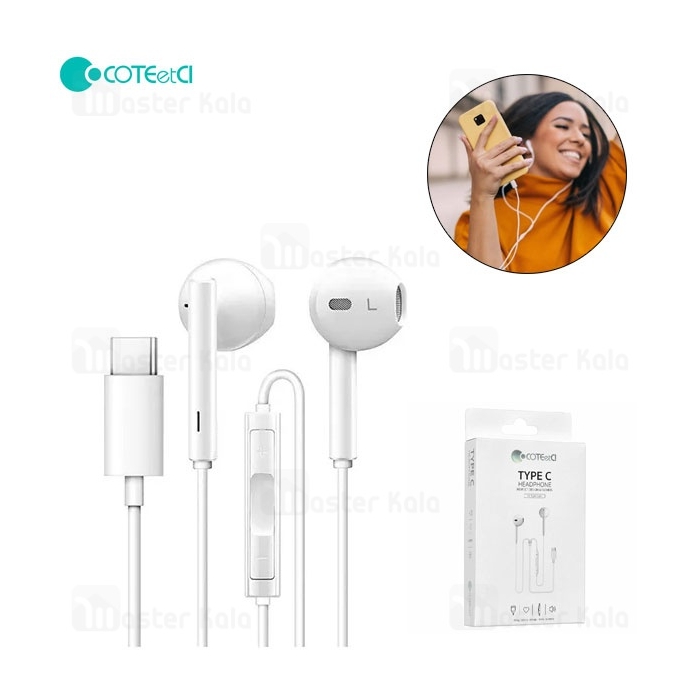 هندزفری سیمی Type-c کوتتسی Coteetci CS5189-D