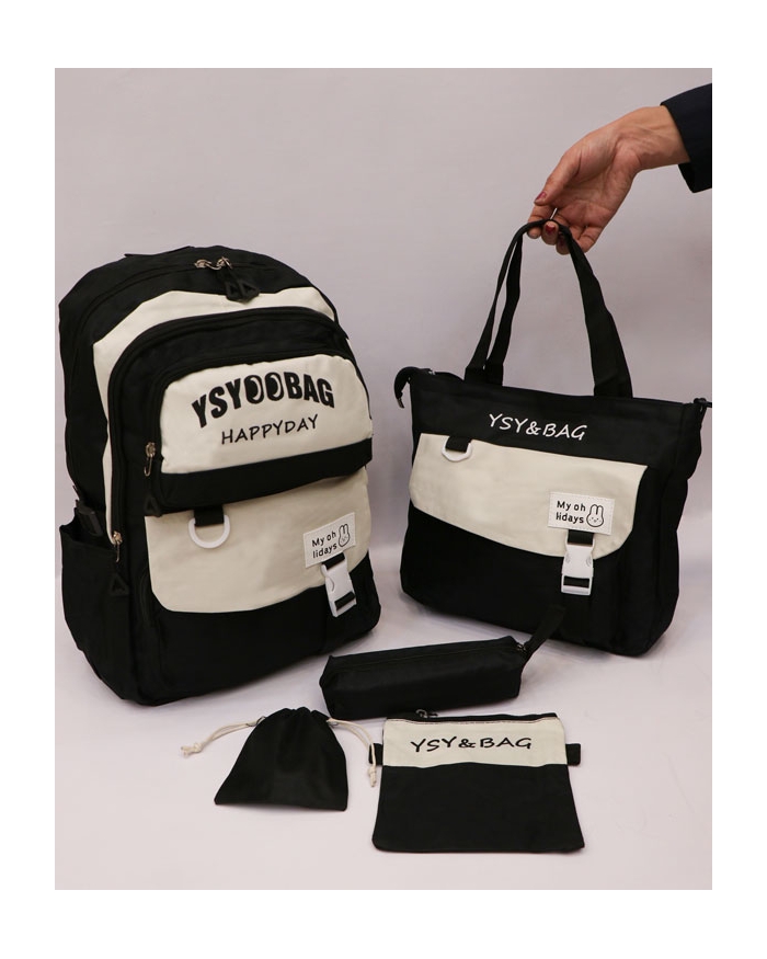 کوله پشتی 5 تیکه HAPPY DAY