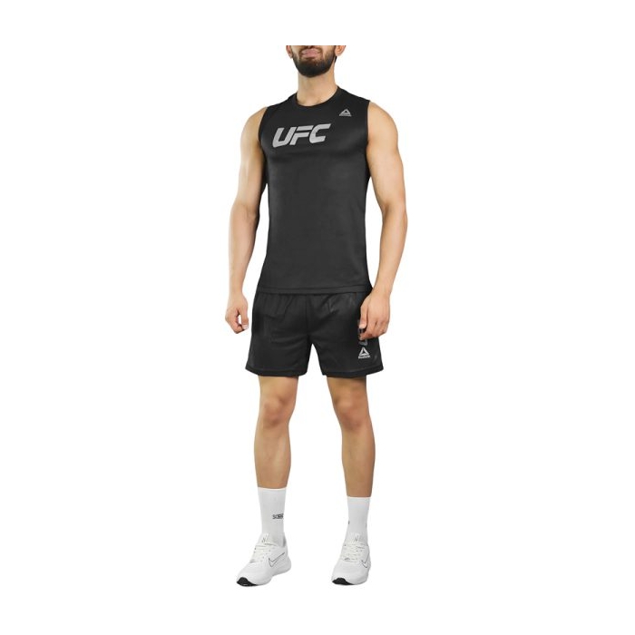 ست رکابی و شلوارک ورزشی مردانه ریباک مدل DS-UFC 3080 مشکی