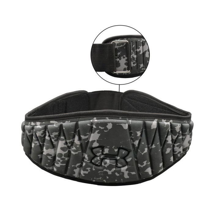 کمربند بدنسازی آندر آرمور مدل GDS-1011 چسبی چریکی طوسی تیره