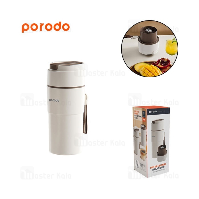 مخلوط کن قابل حمل پرودو Porodo Lifestyle 2 In 1 PD-2N1BIM ظرفیت 350 میلی لیتر