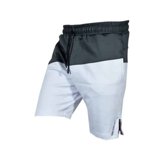 شلوارک ورزشی مردانه نایک مدل PB-BW9912 سفید طوسی