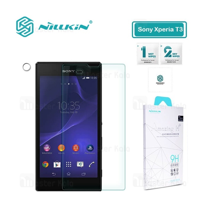 گلس نیلکین سونی Sony Xperia T3 / M50 Nillkin H Plus Glass