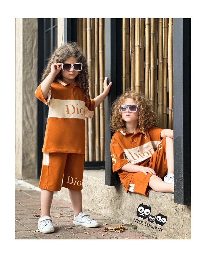 پولوشرت شلوارک بگ استایل Dior NZDE