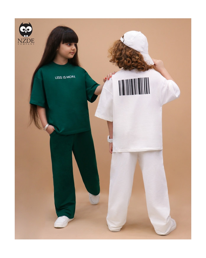 تیشرت شلوار بگ استایل Less Is More NZDE