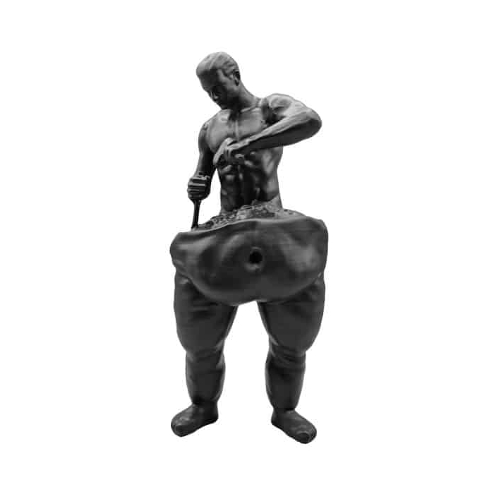 مجسمه بدنسازی مدل پیکر تراش ۶Pack پلی استری