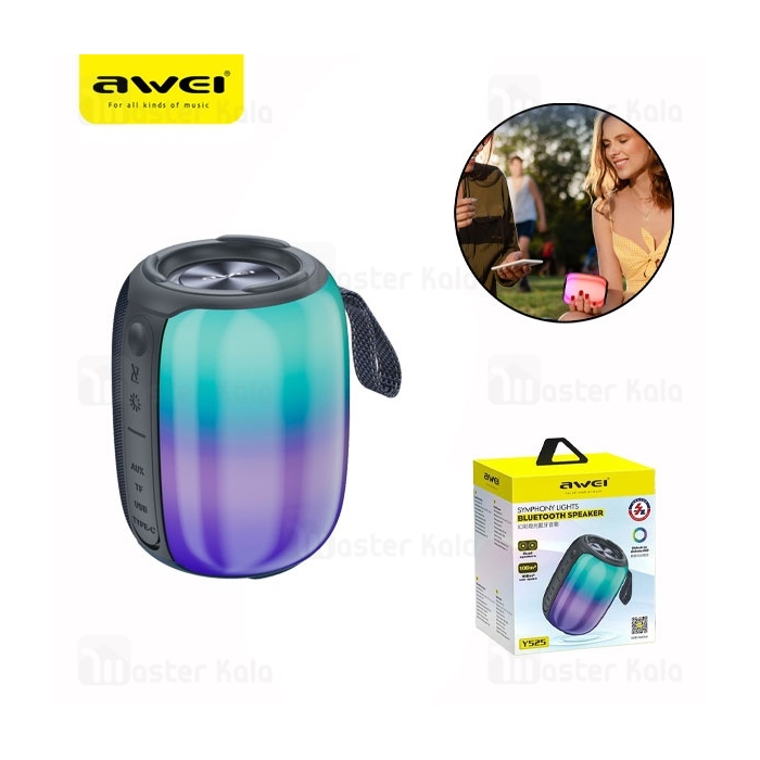اسپیکر بلوتوث اوی Awei Y525 توان 10 وات رم و فلش خور