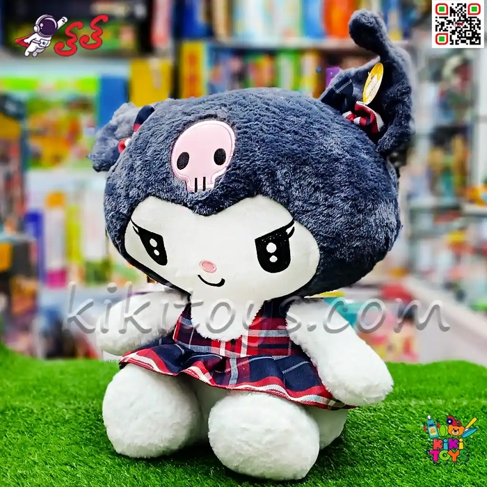 عروسک پولیشی کرومی پیراهن چهارخونه