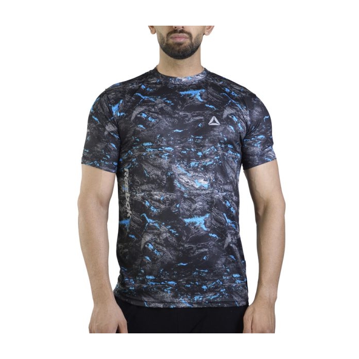 تیشرت ورزشی مردانه ریباک GMS-4B0253 آبی