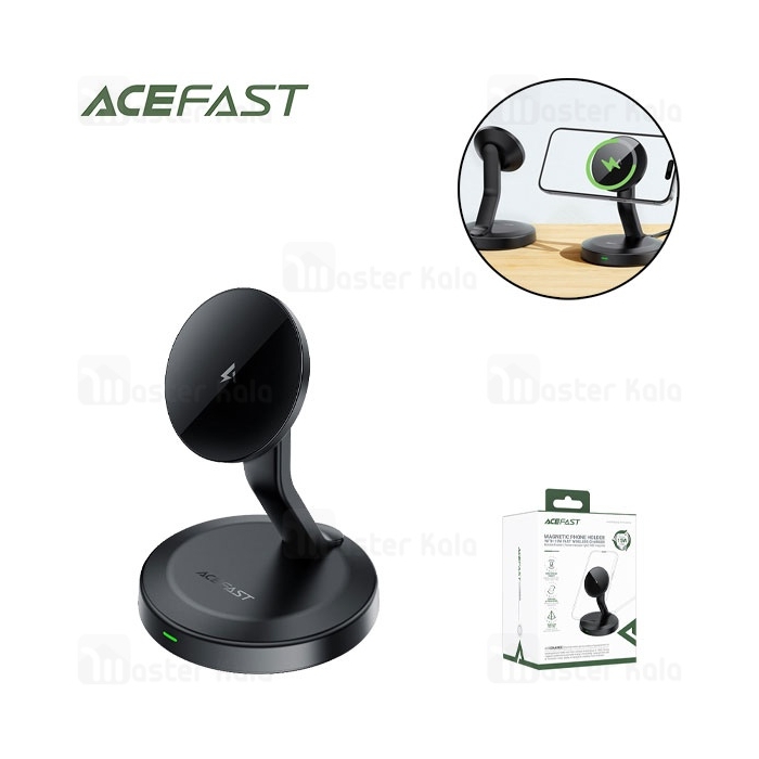 هولدر و شارژر وایرلس مگ سیف ایس فست ACEFAST E26 توان 15 وات