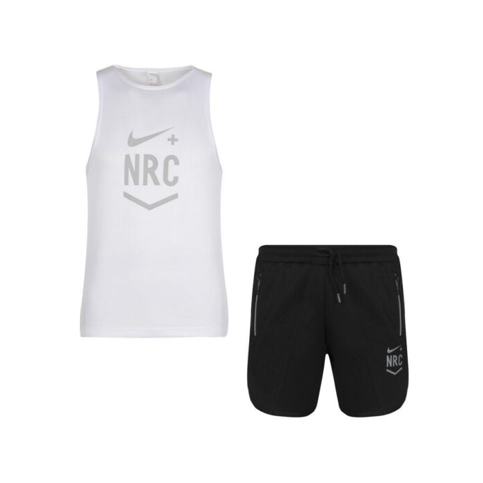 ‫‫‫ست رکابی و شلوارک ورزشی مردانه نایک مدل NRC سفید