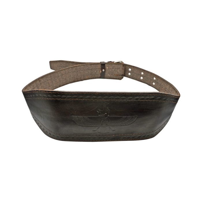 کمربند بدنسازی فروهر مدل Hom-402M1360 بالشت دار سگکی قهوه ای تیره