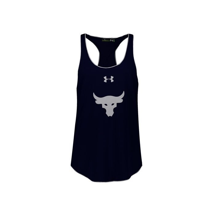 رکابی بدنسازی مردانه آندر آرمور Rock لانگ مدل P سرمه‌ای