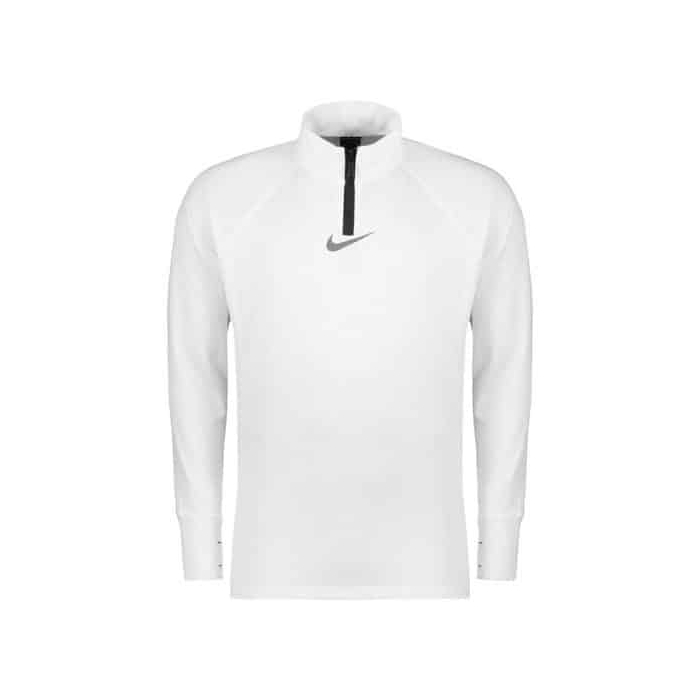 استرج ورزشی مردانه نایک مدل نیم زیپ mub-3911 سفید