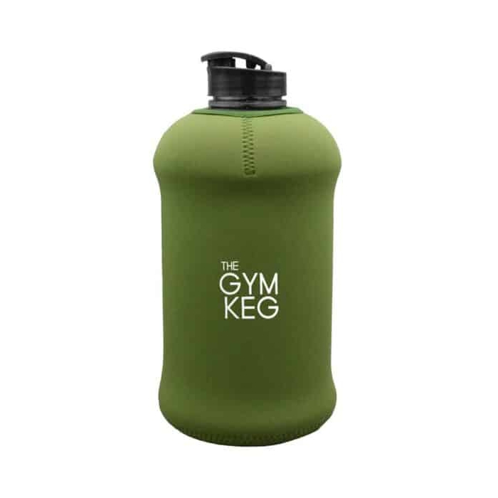 جاگ واتر جیم کگ کاور سبز مدل The Gym Keg شفاف ظرفیت ۲.۲ لیتر