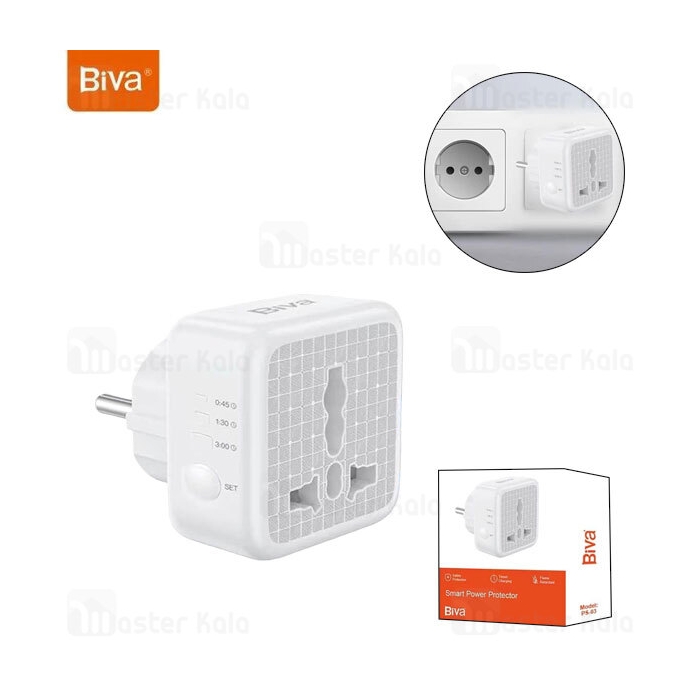 مبدل برق تایمر دار بیوا Biva PS-03