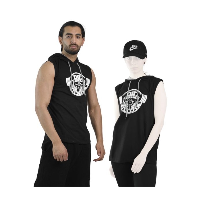 رکابی کلاهدار اسپرت بیگ بنچس مدل SHM-4D0563 مشکی