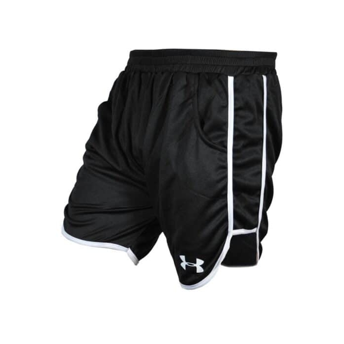 شلوارک ورزشی مردانه آندر آرمور مدل PY-1011 مشکی خط سفید