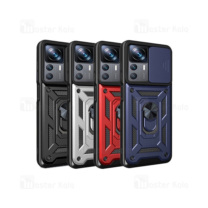 گارد محافظ ضد ضربه انگشتی Xiaomi 12T / 12T Pro / Redmi K50 Ultra SHUNIJA Case دارای محافظ دوربین