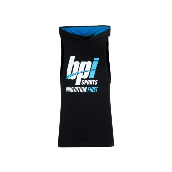 رکابی کلاه دار ورزشی مردانه بی پی آی مدل GB-INNO FIRST مشکی