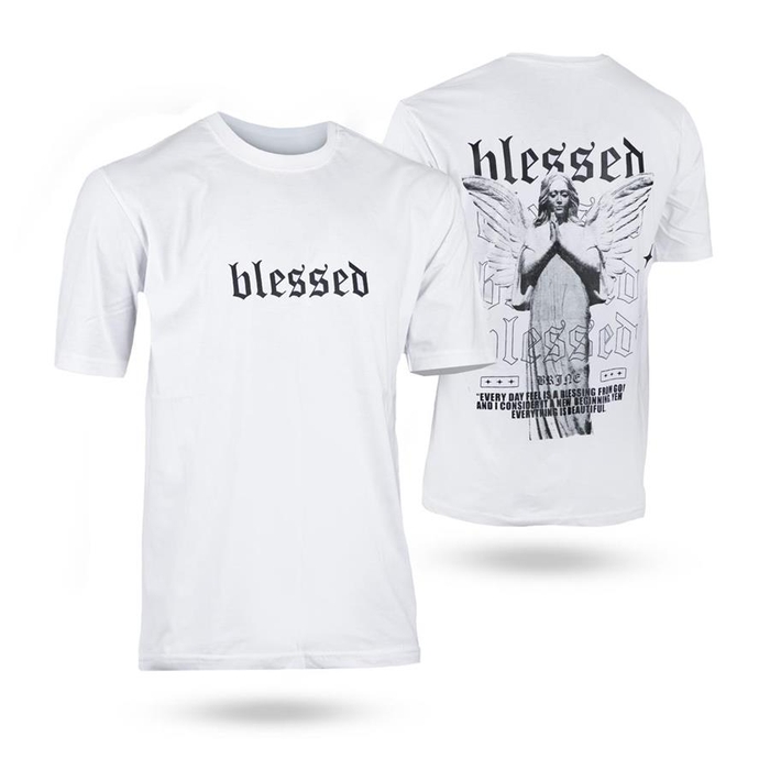 تیشرت مردانه Blessed-White مدل 3040