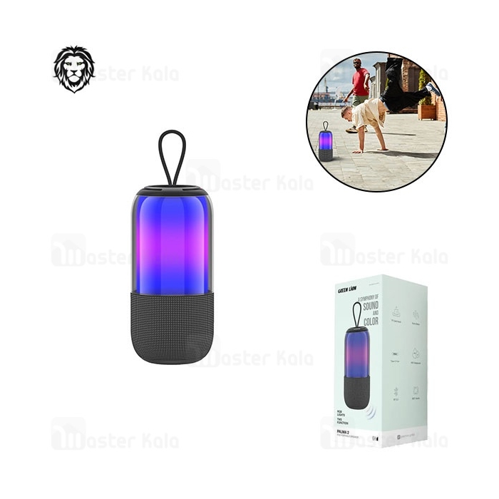 اسپیکر بلوتوث گرین لاین Green Lion PALMA 2 GNPL2SKRBK توان 5 وات رم خور