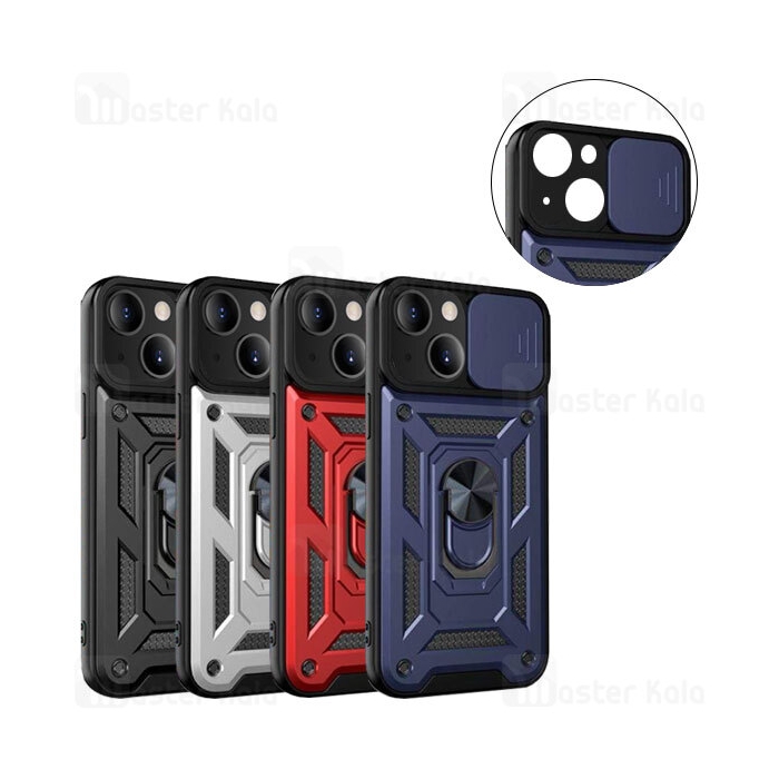 گارد محافظ ضد ضربه انگشتی آیفون Apple iPhone 13 SHUNIJA Armor Case دارای محافظ دوربین