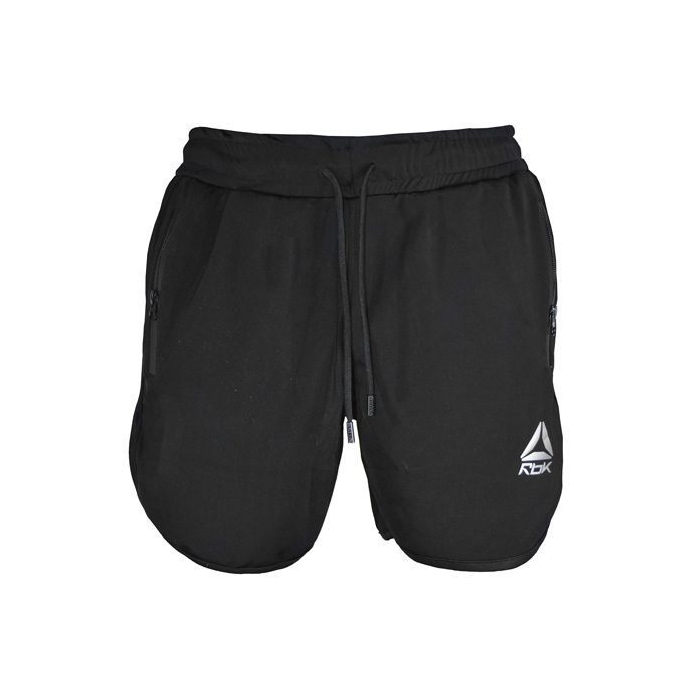 شلوارک ورزشی مردانه ریباک Reebok جیب زیپ مشکی