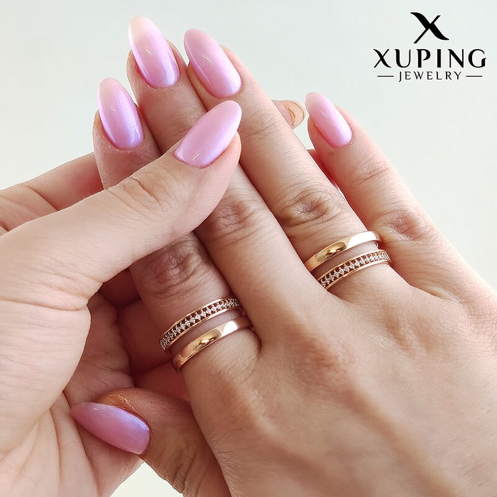 رینگ دولاین نگین‌دار ژوپینگ