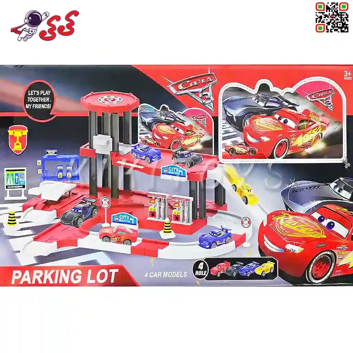 پارکینگ مک کویین طبقاتی ماشین ها کارز اسباب بازی PARKING LOT CARS 553320