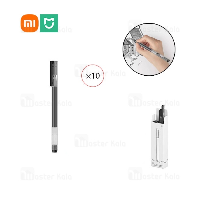 پک 10 تایی خودکار شیائومی میجیا Xiaomi Mijia High capacity Ink Pen MJZXB02WC