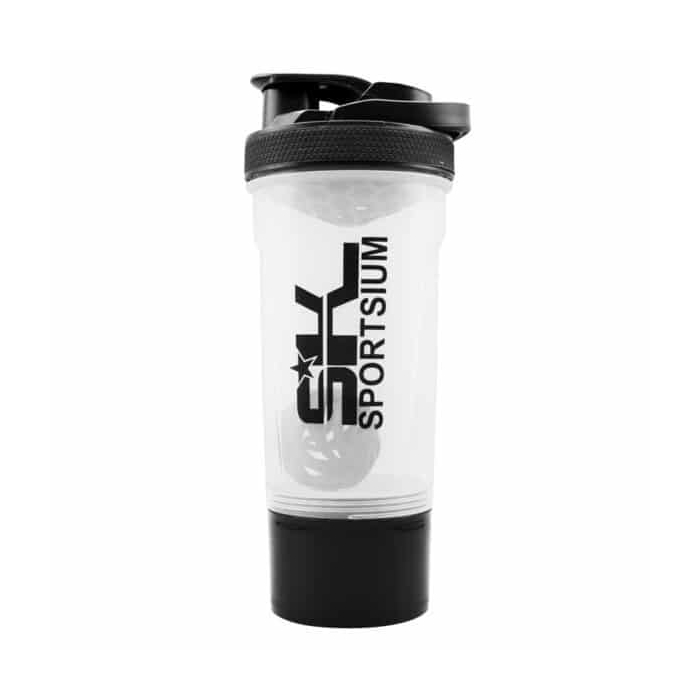 شیکر ورزشی دوتیکه اسپورتیوم مدل شفاف دسته دار ظرفیت ۰.۷ لیتر