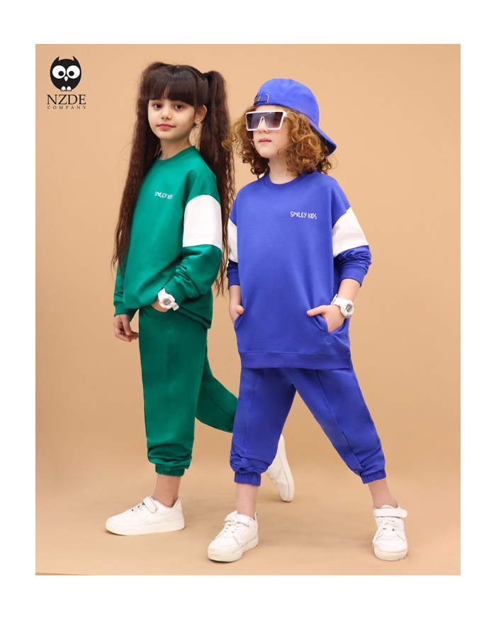 بلوز شلوار بگ استایل Smiley Kids NZDE