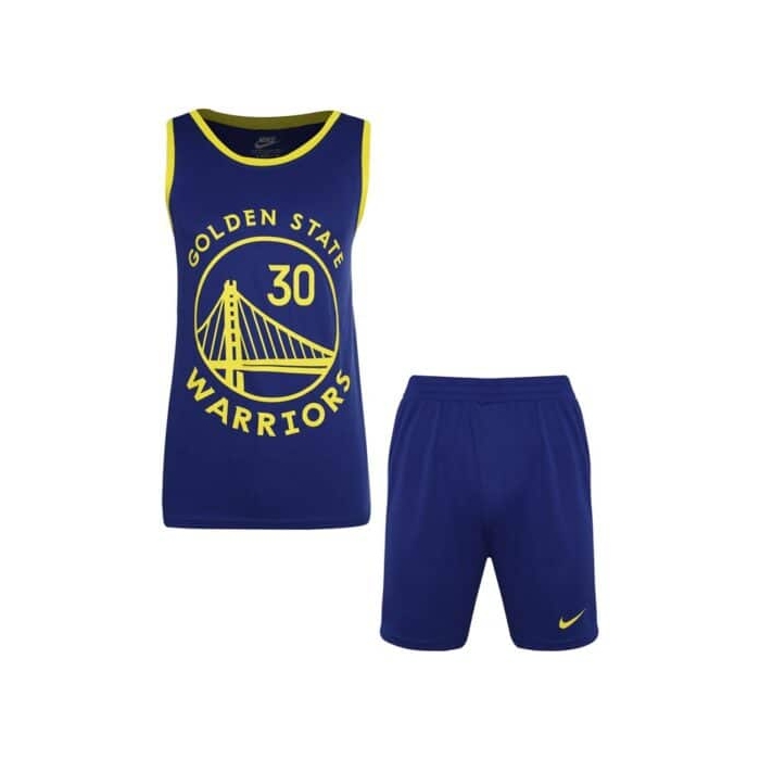 ست رکابی و شلوارک ورزشی مردانه گلدن استیت مدل PY-Warriors 30 آبی