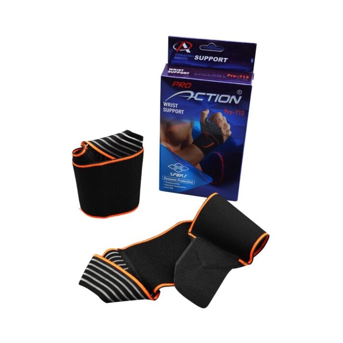 مچ بند ورزشی اکشن مدل Pro-713 طول ۲۳ سانتی متر بسته دو عددی