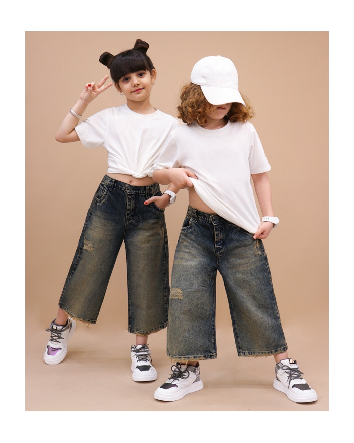 شلوار جین واید لگ