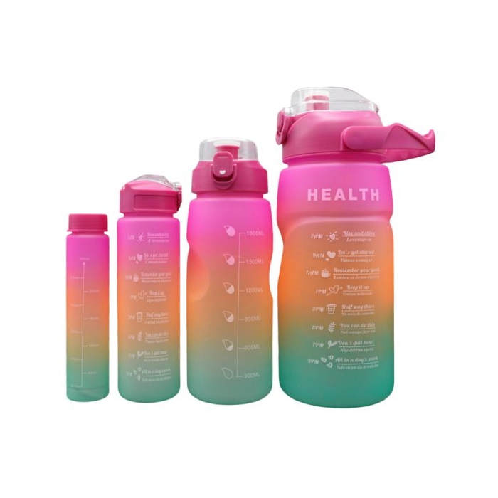 جاگ واتر و قمقمه چهار قلویی مدل Health