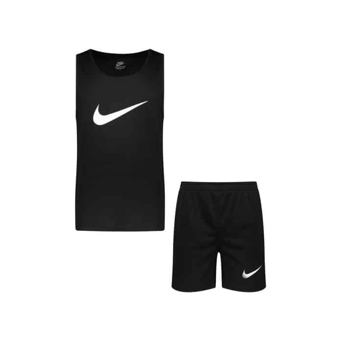 ست رکابی و شلوارک ورزشی مردانه نایک مدل PY-1K750 مشکی