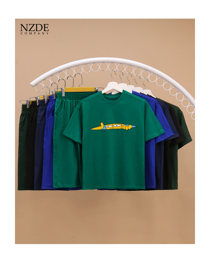 تیشرت شلوارک بگ استایل Simpsons NZDE