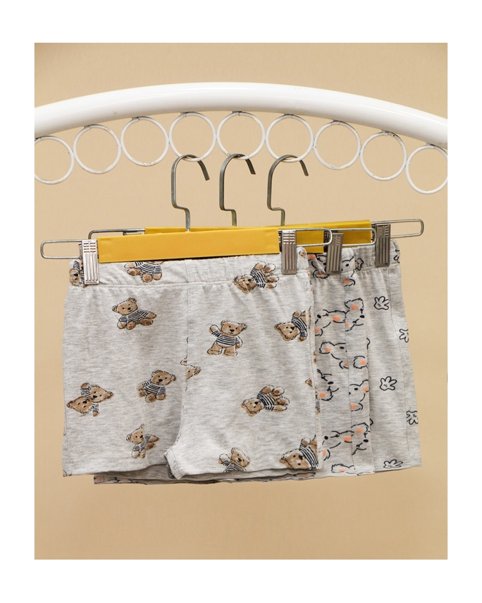 شلوارک طرح کارتونی ملانژ NZDE